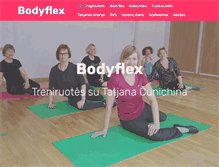 Tablet Screenshot of bodyflex.lt
